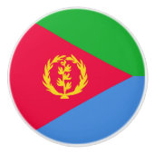 Flagge Eritrea Keramikknauf (Vorderseite)