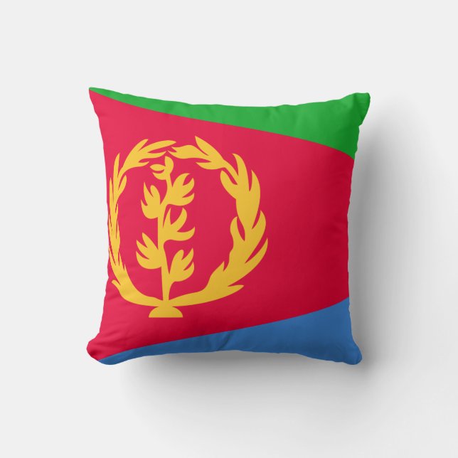 Flagge Eritrea Kissen (Vorderseite)