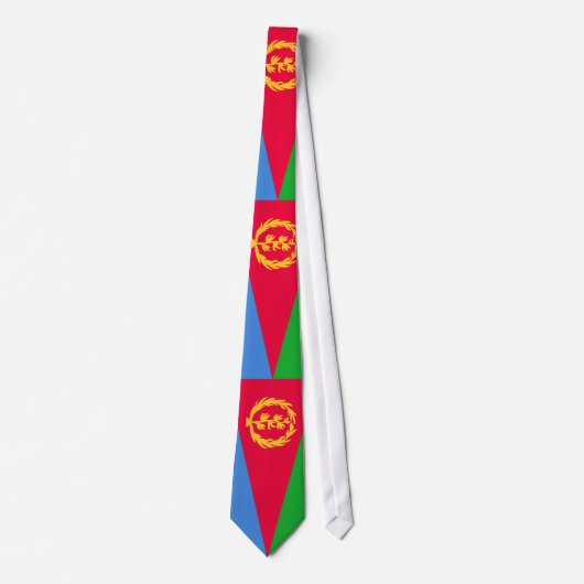 Flagge Eritrea Krawatte (Vorderseite)