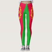 Flagge Eritrea Leggings (Vorderseite)