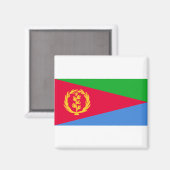 Flagge Eritrea Magnet (Vorderseite/Rückseite)