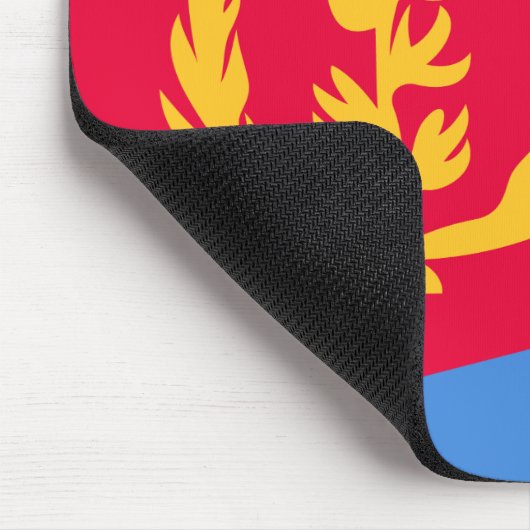 Flagge Eritrea Mousepad (Ecke)