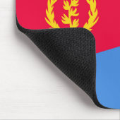 Flagge Eritrea Mousepad (Ecke)