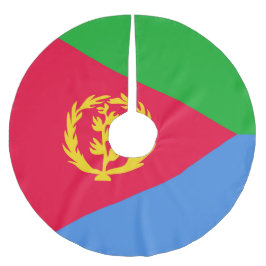 Flagge Eritrea Polyester Weihnachtsbaumdecke