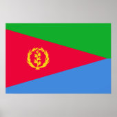 Flagge Eritrea Poster (Vorne)