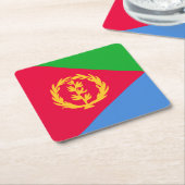 Flagge Eritrea Rechteckiger Pappuntersetzer (angewinkelt)