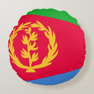 Flagge Eritrea Rundes Kissen