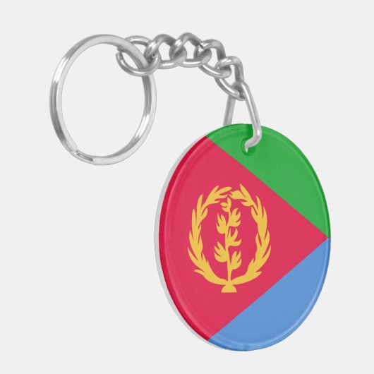 Flagge Eritrea Schlüsselanhänger (Vorderseite links)