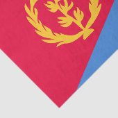 Flagge Eritrea Seidenpapier (Ausschnitt)