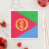 Flagge Eritrea Serviette (Beispiel)