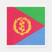 Flagge Eritrea Serviette (Vorderseite)