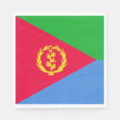 Flagge Eritrea Serviette (Vorderseite)