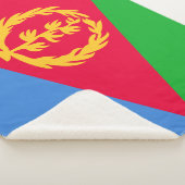Flagge Eritrea Sherpadecke (3/4)