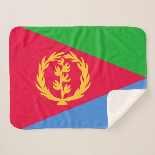 Flagge Eritrea Sherpadecke (Vorderseite (Horizontal))