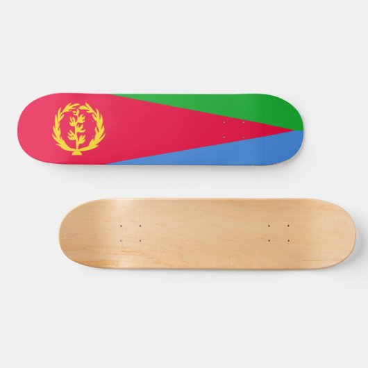 Flagge Eritrea Skateboard (Horizontal)