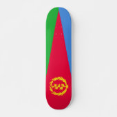 Flagge Eritrea Skateboard (Vorne)