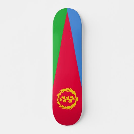 Flagge Eritrea Skateboard (Vorne)