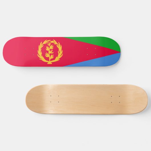 Flagge Eritrea Skateboard (Horizontal)