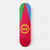 Flagge Eritrea Skateboard (Vorderseite)