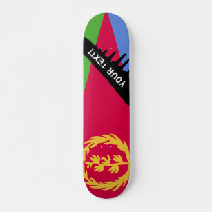 Flagge Eritrea Skateboard
