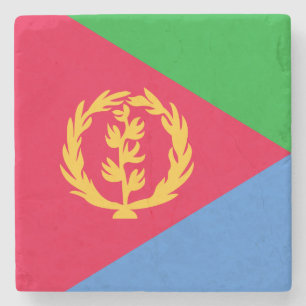 Flagge Eritrea Steinuntersetzer