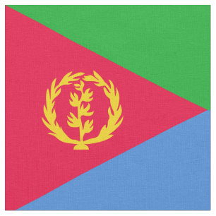 Flagge Eritrea Stoff