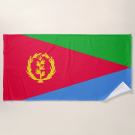 Flagge Eritrea Strandtuch