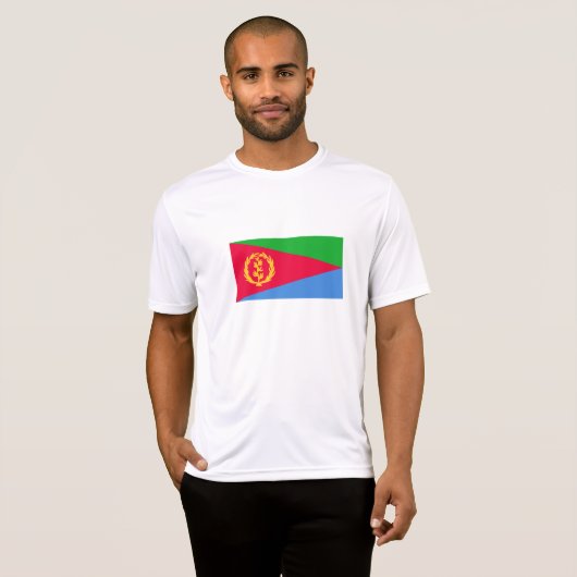 Flagge Eritrea T-Shirt (Vorne ganz)