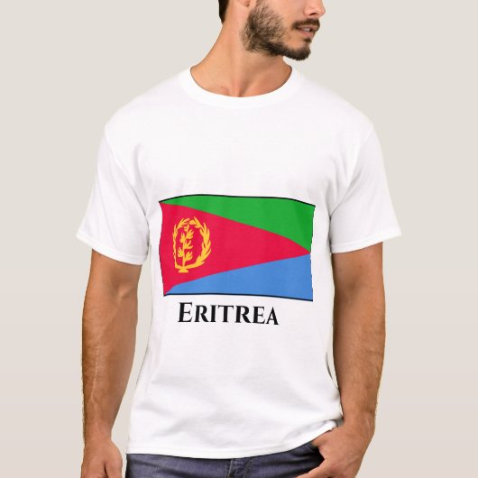 Flagge Eritrea T-Shirt (Vorderseite)