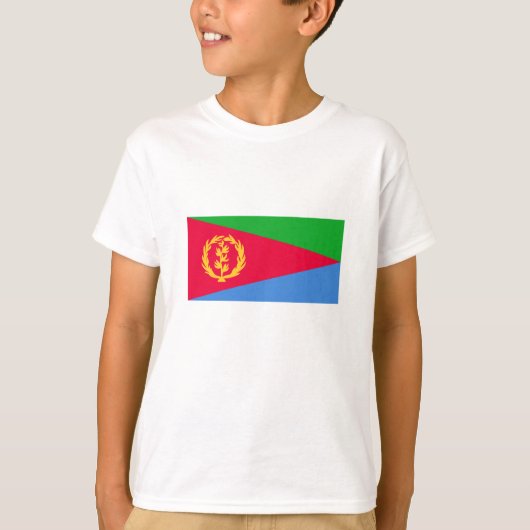 Flagge Eritrea T-Shirt (Vorderseite)