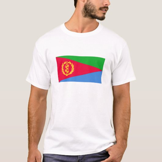 Flagge Eritrea T-Shirt (Vorderseite)
