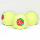 Flagge Eritrea Tennisbälle (Multi)