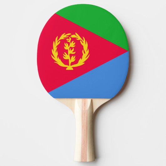 Flagge Eritrea Tischtennis Schläger (Vorderseite)