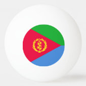 Flagge Eritrea Tischtennisball (Rückseite)