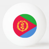 Flagge Eritrea Tischtennisball (Rückseite)