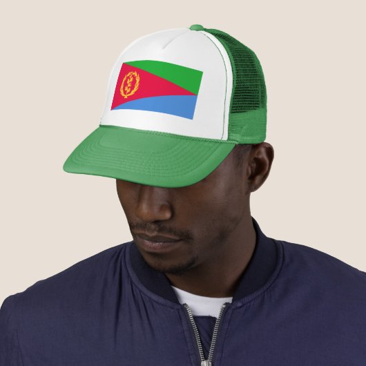 Flagge Eritrea Truckerkappe (Beispiel)