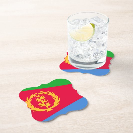 Flagge Eritrea Untersetzer (Vor Ort)