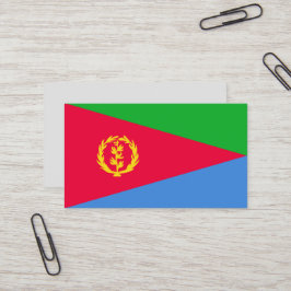 Flagge Eritrea Visitenkarte