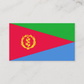 Flagge Eritrea Visitenkarte (Vorderseite)