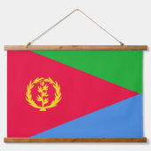 Flagge Eritrea Wandteppich Mit Holzrahmen (Vorderseite)