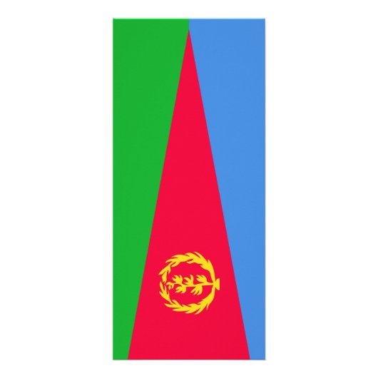 Flagge Eritrea Werbekarte (Hinten)
