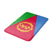 Flagge Eritreas Badematte (Schrägansicht)