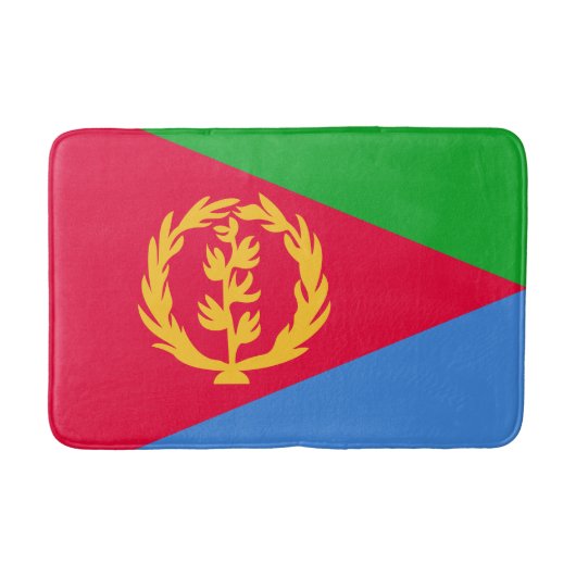 Flagge Eritreas Badematte (Vorderseite)