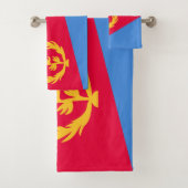 Flagge Eritreas Badhandtuch Set (Insitu)
