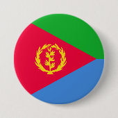 Flagge Eritreas Button (Vorderseite)