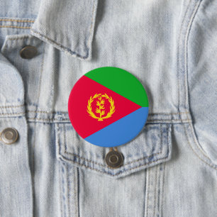 Flagge Eritreas Button