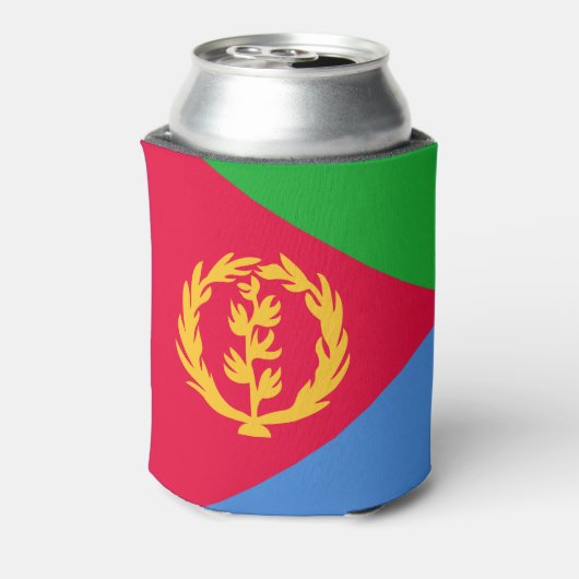 Flagge Eritreas Dosenkühler (Kanne Rückseite)