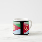 Flagge Eritreas Espressotasse (Vorderseite Rechts)