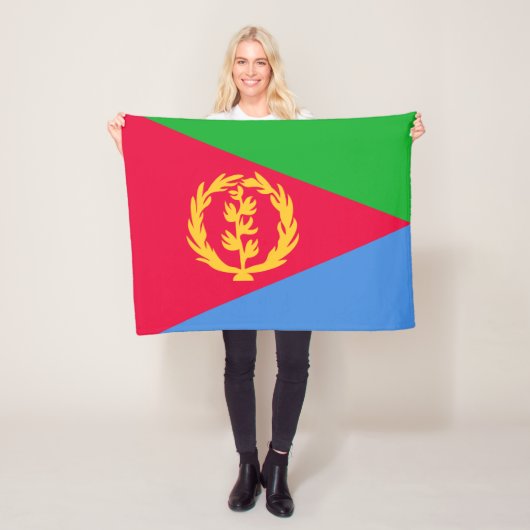 Flagge Eritreas Fleecedecke (Beispiel)