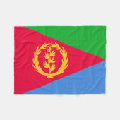 Flagge Eritreas Fleecedecke (Vorderseite (Horizontal))